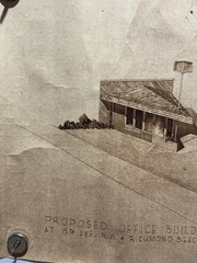 original vintage architectural drawings plans richmond beach 17×23