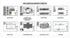 White Oak Modern Custom Barndominium – 84′ x 38′ House Plan Design – 3 Bed 2.5 B