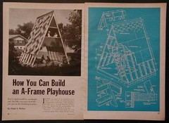 A-Frame Playhouse Gazebo 12×14 How-To build PLANS 2 story