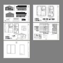 44×48 Apartment with 2-Car 1-RV Garage – PDF FloorPlan – 1,645 sqft – Model 5R