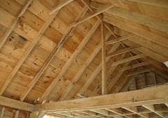 Backyard Barn Blueprints – Three Sets of Woodberry Pole-Barn Plans (eB-112×3)