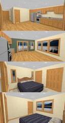 36×50 Apartment 1-Car 1-RV Garage — PDF Floor Plan — 1,217 sqft — Model 1