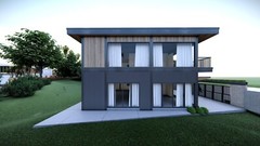 Modern 2-Storey Villa Design with Landscape | SketchUp + PNG Render | Mee Studio