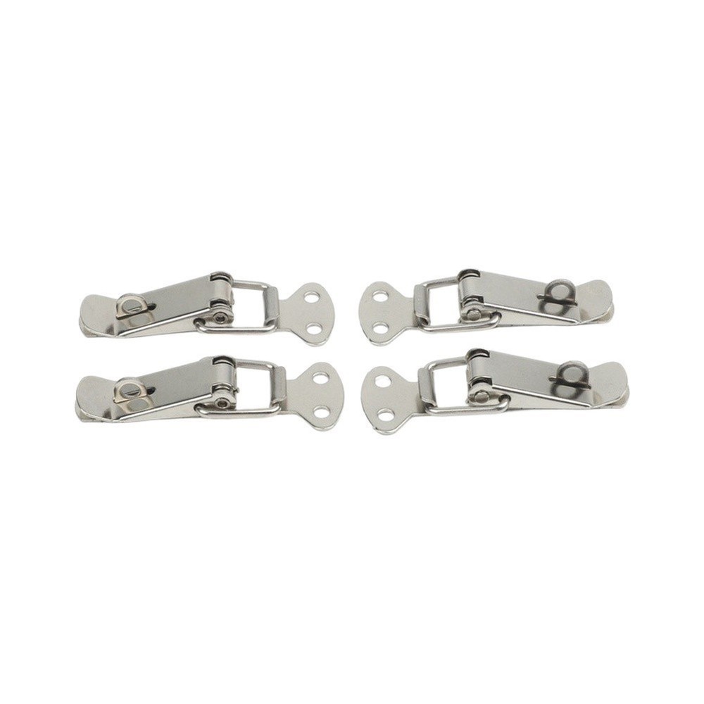 Strong and Reliable Stainless Steel Spring Loaded Clamp Clips Set of 4