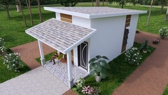 10×20 Ft Small House Plan | 1 Bed 1 Bath | 3x6m PDF + A4 Hard Copy and Cad files