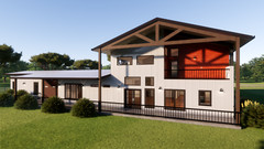 York Creek Barndominium Plan: – 4 Bedrooms / 3. Baths 3,395 SF Design Blueprints
