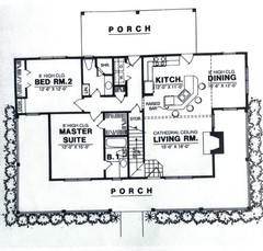 Country House With Wrap Around Porch