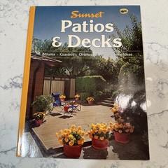 Lot of 5 Vintage DIY Deck Patio Plan Design Build Books 70s -90s Sunset