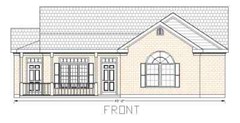 Ann_ 1308G 3 bed room, 2 bath 1308 sq. ft. heated with 2 car garage & porch
