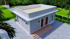 30×30 Feet Small House 9×9 Meter 2 Beds 2 Baths Terrace Roof PDF &(A4 Hard Copy)