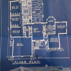 HOUSE OF THE WEEK STUDY PLAN. VINTAGE AP NEWSFEATURES, ARCHITECT DESIGNED HOUSES