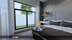 43×40 Feet House Plan 13×13.4 Meter 4 Beds 3 Bath CAD, PDF Files & A4 Hard Copy