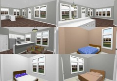 30×40 House — 3 Bedroom 2 Bath — 1,200 sq ft — PDF Floor Plan — Model 3