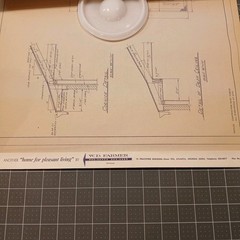 MCM 1966 House Blueprint Plans W.D. Farmer Homes Plan #246 1220 sf 60s Ranch Vtg