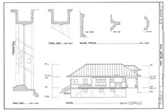 Small Home Designs, Brick Bungalow, 2 bedrooms, printed architectural plans