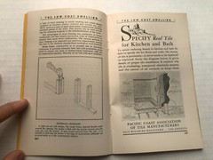 1937 The Low Cost Dwelling Booklet- Construction Ads and Building Techniques