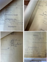 RARE Blueprints of Magnus Farm Historic Farm Rest Home Arlington Heights, IL VTG