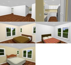 46×30 House — 3 Bedroom 2 Bath — PDF Floor Plan — 1,380 sq ft — Model 4B