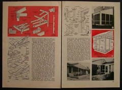 Porch Breezeway Additions 1954 How-To build PLANS