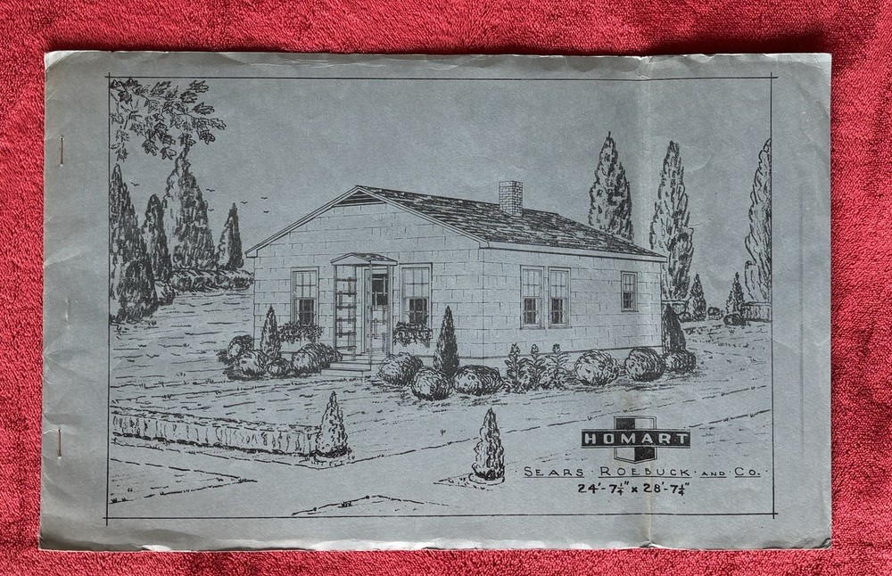 1930s SEARS ROEBUCK HOME BUILDING KIT PLANS & INSTRUCTIONS
