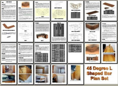 Home Bar Plans Bundle – Package of 7 Woodworking Bar Plans