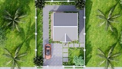 Custom Small House Plan 23×23 Feet 7×7 Meter 1 Bed 1 Bath Gable (A4 Hard Copy)