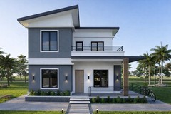 28×33 feet House Plan 8.5×10 meter 4 Beds 2 Baths PDF, CAD Files &A4 Hard Copy