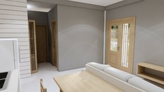 Small House Plans 32×16 Feet 9.5×8 Meter 1 Bed 1 Bath Hip Roof (A4 Hard Copy)
