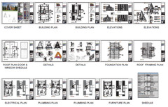 45’x32’ 3-Beds, 2-Baths Modern A-Frame Architectural House Plans PDF Download.