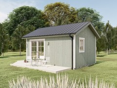 12’x18′ Small Garden house Plans, Backyard Office Blueprints,Tiny house drawings