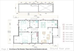 3 High Cub Container 24×40 Feet 2 Beds 1 Bath Shed Roof PDF (A4 Hard Copy)