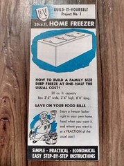 1950s Home Freezer Building Plans DIY MCM Retro Bar Vintage Home Project No. 1