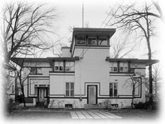 Baker Residence, a luminous Prairie Style home by William Drummond printed plans