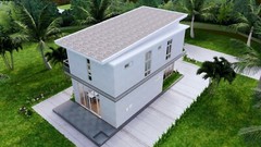 Small House Plan 6.7×10.8 meter 2 Beds PDF Full Plans (A4 Hard Copy)