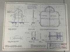 Vintage Lot of 3 Blueprints for Lely Resort East Naples Florida architecture