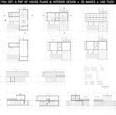 Container house plans – 2 bedrooms – 2 bathrooms – Digital PDF File