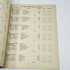 1958 Weyerhaeuser 4 Square Material List For Estimating Farm Building Designs