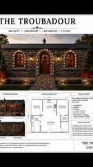 Tiny House Home plans One Bathroom Two Bedrooms One Floor The Troubadour