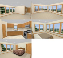 44×48 House with 1-RV Garage – PDF FloorPlan – 2,185 sqft – Model 2F