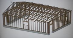 PERMIT READY 24′ X 30′ GARAGE PLAN DRAWN TO SCALE BLUEPRINTS AND MATERIALS LIST