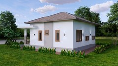 30×30 Custom House Plan 9×9 Meter 3 Beds 2 Baths Hip Roof PDF (A4 Hard Copy)