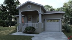 BLUEPRINTS MEDITERRANEAN HOUSE PLAN ARCHUP #124