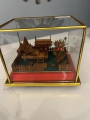 Thai Handmade Wood Antique house designs For Creator House Model Floor Plan