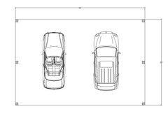 30’x20′ Carport Plans ,Post Gable Complete Pavilion DIY drawings
