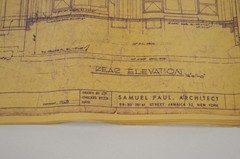 Original 1965 Home House Plans Samuel Paul Architect The Susan Lee 18×24″ Vellum