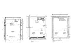 22’X30′- 30’X22′ GARAGE PLANS GAMBREL ROOF END GARAGE PLANS 22-2230-GMB-2Z