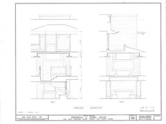 Frank Lloyd Wright Prairie Style Home – Robie House, 25 sheet set, PRINTED