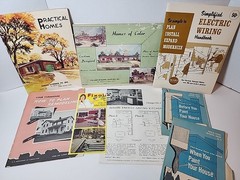 8x 40s 50s 60s Home Plans Design Catalogs Blueprints Wiring Remodeling Paint