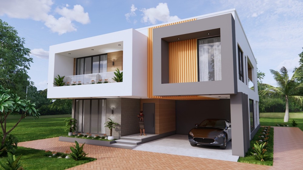 36×49 Feet House Plans 11×15 Meter 5 Beds 6 Baths PDF, CAD files &A4 Hard Copy