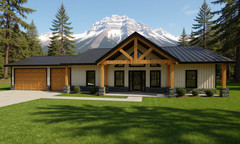 2,000 Sqft (Living) Farm House with – 3 Bedrooms, 2 Baths, office 3 car garage
